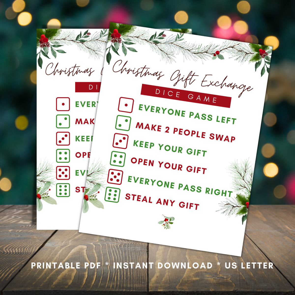 Christmas Pass the Gift Game Christmas Gift (Download Now) 