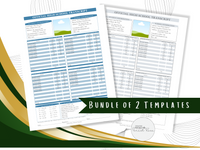 Printable Editable Official High School Transcript and High School Diploma 