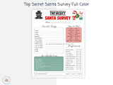 Printable Secret Santa Survey