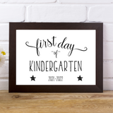 Modern First and Last Day of Kindergarten Signs - 2021-2022 - Forest Rose Creative
