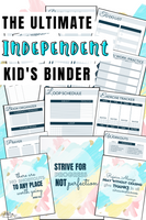Ultimate Independent Kid's Planner Binder - Forest Rose Creative