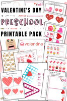 Valentine's Day Preschool Pack (116 pages) - Forest Rose Creative