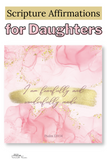 35 Scripture Affirmation Cards for Daughters