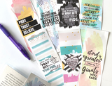 Faith-Filled Watercolor Bookmarks - Forest Rose Creative