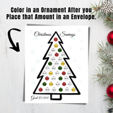 Printable Christmas Savings Challenge - Forest Rose Creative