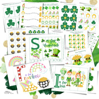 St. Patrick's Day Preschool Learning Binder - Forest Rose Creative
