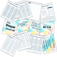 Prayer Journal and Habit Tracker for Kids - Forest Rose Creative