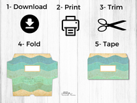 RETRO Printable Cash Envelopes