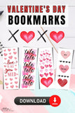 Valentine's Day Bookmarks - Forest Rose Creative