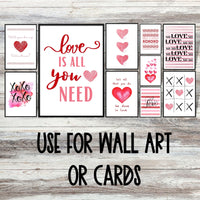 Printable "Love" Wall Art Bundle