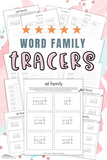 Word Family Tracers (75 Pages) - Forest Rose Creative